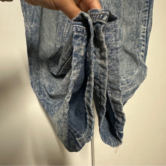 Vintage 90s 80s 530 Levi's Acid Wash pleated Jeans size 36 made in USA cotton - Picture 8 of 11